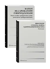 PAKIET: Procedury cywilna, karna, sądowoadministracyjna. Porównanie. Repetytorium + Kazusy dla aplikantów z rozwiązaniami. Prawo cywilne, postępowanie cywilne, prawo karne, postępowanie karne